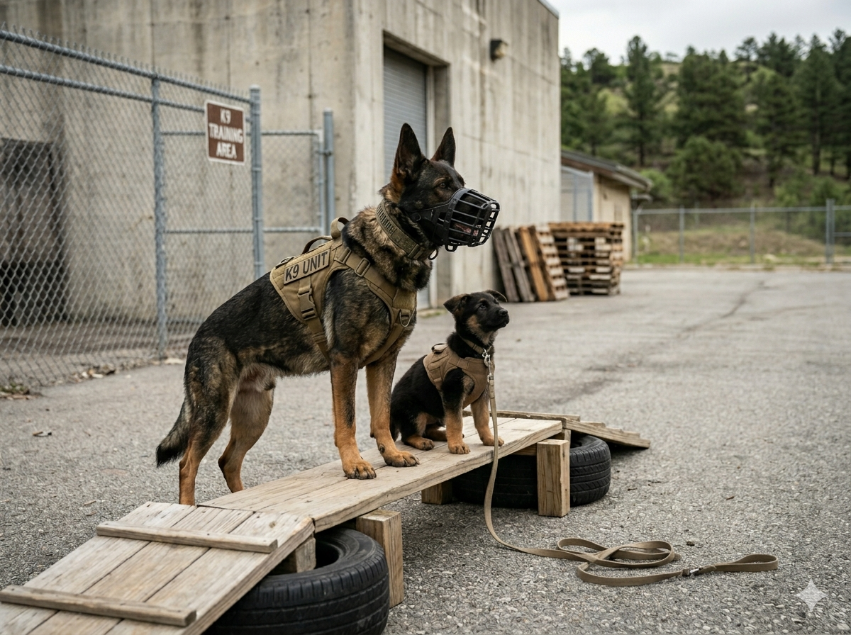 Khoji Dog Centre Pakistan's professional canine training facility and K9 handlers